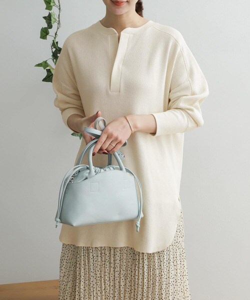 URBAN RESEARCH DOORS WOMENS(アーバンリサーチ ドアーズ ウィメンズ)の「スキッパーテレコチュニック(チュニック・レディース・ホワイト・one)」の1枚目の写真