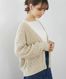 Crisp | ウェーブシアーニットカーディガン[c8k2805](カーディガン/ボレロ)