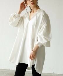 Auntie Rosa Holiday | スキッパー2wayボリュームチュニック(チュニック)