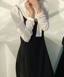 DHOLIC | サテンキャミワンピース(ジャンパースカート)