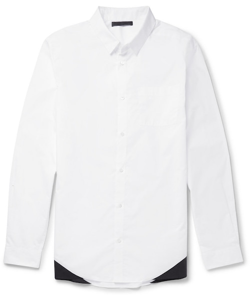 alexanderwang(アレキサンダーワン)の「Alexander Wang Two-Tone Cotton Shirt(シャツ/ブラウス・White・IT 44 (UK/US 14.5)/IT 48 (UK/US 15.5)/IT 46 (UK/US 15)/IT 50 (UK/US 16))」の1枚目の写真