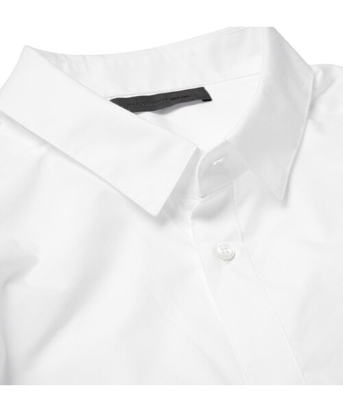 alexanderwang(アレキサンダーワン)の「Alexander Wang Two-Tone Cotton Shirt(シャツ/ブラウス・White・IT 44 (UK/US 14.5)/IT 48 (UK/US 15.5)/IT 46 (UK/US 15)/IT 50 (UK/US 16))」の2枚目の写真