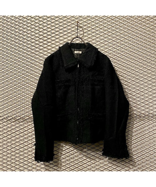 no brand（ノーブランド）の「Used - Frayed Zip-up Blouson