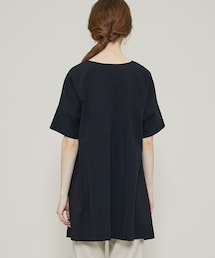 ウジョー Ujoh  21SS フロントドローコードTシャツ 半袖 3 ネイビー UJOH/(ウジョー)】ドローコードヘムクロップドTEE U772-T05-021