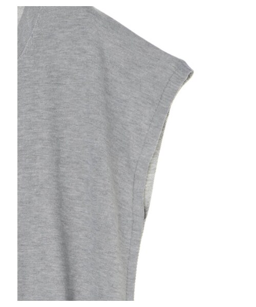 AMERICAN HOLIC（アメリカンホリック）の「【LEE 3月号掲載】Vネックニットワンピース（ワンピース/ドレス・ライトグレー/杢ライトグレー/ネイビー・F）」の10枚目の写真