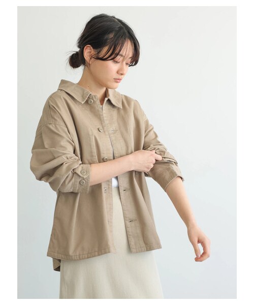 AMERICAN HOLIC（アメリカンホリック）の「アーミーブルゾン（ジャケット/アウター・ベージュ/カーキ・F）」の17枚目の写真