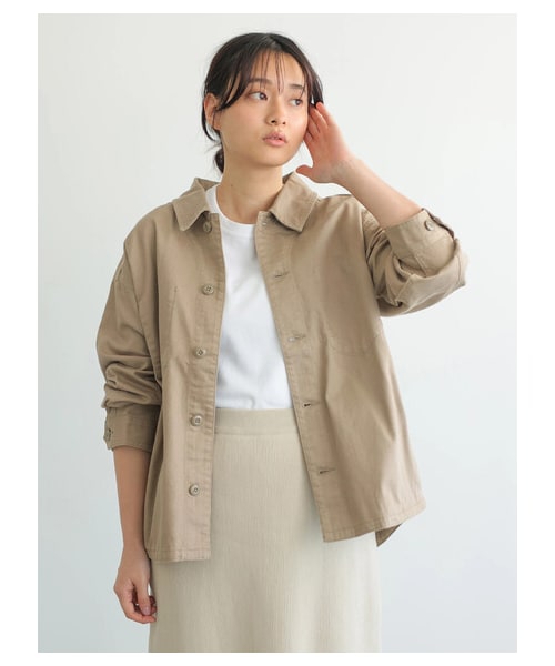 AMERICAN HOLIC（アメリカンホリック）の「アーミーブルゾン（ジャケット/アウター・ベージュ/カーキ・F）」の11枚目の写真