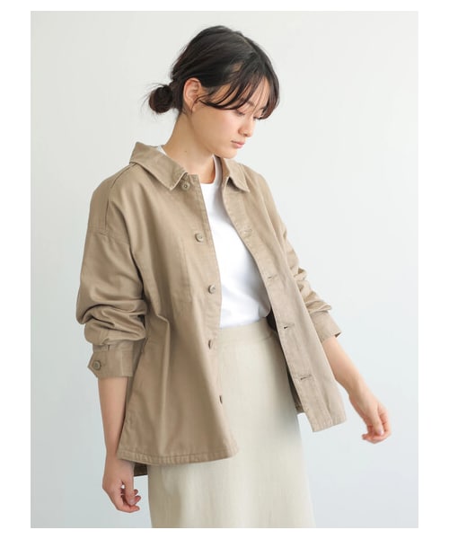 AMERICAN HOLIC（アメリカンホリック）の「アーミーブルゾン（ジャケット/アウター・ベージュ/カーキ・F）」の10枚目の写真