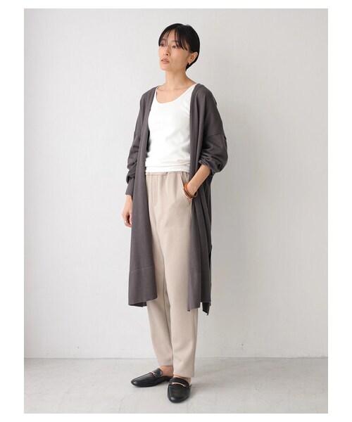 AMERICAN HOLIC（アメリカンホリック）の「ポンチイージー細見えパンツ（パンツ・ブラック/ライトベージュ・M/L）」の14枚目の写真