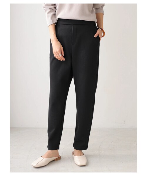 AMERICAN HOLIC（アメリカンホリック）の「ポンチイージー細見えパンツ（パンツ・ブラック/ライトベージュ・M/L）」の22枚目の写真