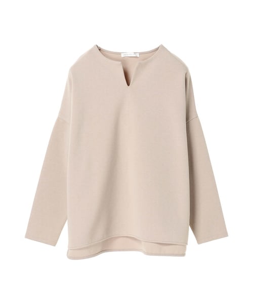 AMERICAN HOLIC（アメリカンホリック）の「キーネックポンチプルオーバー（トップス・アイボリー/チャコールグレー/ライトベージュ・F）」の21枚目の写真