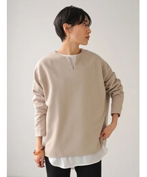 AMERICAN HOLIC | キーネックポンチプルオーバー(トップス)