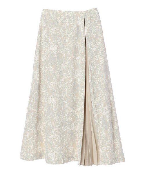 AMERICAN HOLIC(アメリカンホリック)の「Flower切り替え部分プリーツスカート(スカート・オフホワイト/ブラック/ベージュ/サックスブルー・F)」の13枚目の写真