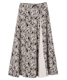 AMERICAN HOLIC | Flower切り替え部分プリーツスカート(スカート)