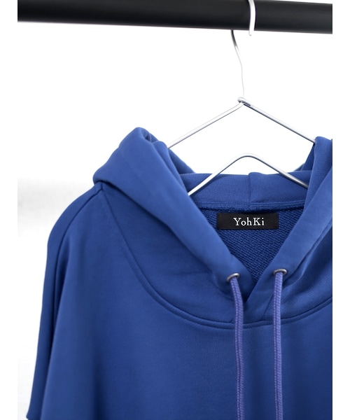 YohKi(ヨウキ)の「"Ghost" sleeve sweat hoodie (BLUE)(パーカー・レディース・BLUE・2/3)」の5枚目の写真