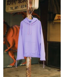 YohKi | "Ghost" sleeve sweat hoodie (PURPLE)(パーカー)