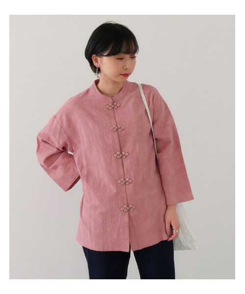 Factor=（ファクターイコール）の「レディースファッション通販 ANAPNET（ジャケット/アウター・レディース・サックスブルー/ピンク・one size）」の3枚目の写真