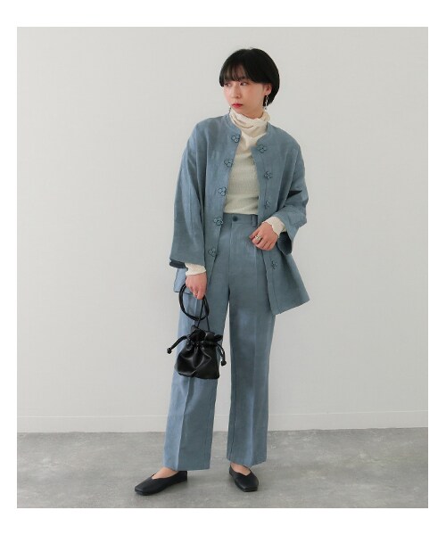 Factor=（ファクターイコール）の「レディースファッション通販 ANAPNET（ジャケット/アウター・レディース・サックスブルー/ピンク・one size）」の10枚目の写真