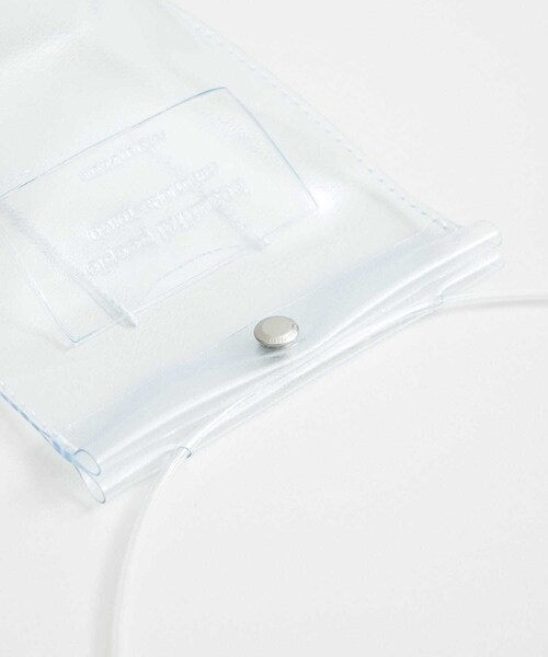 beautiful people（ビューティフルピープル）の「クリアエンボスネームドキュメントバッグ (1115611922)（バッグ・レディース・CLEAR/BLACK/LAVENDER・FREE）」の6枚目の写真