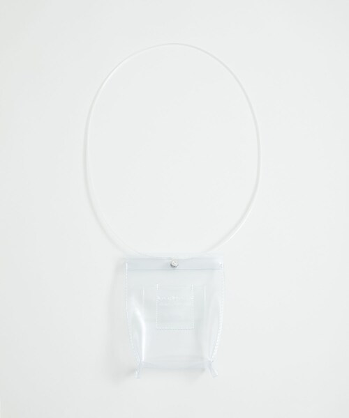 beautiful people（ビューティフルピープル）の「クリアエンボスネームドキュメントバッグ (1115611922)（バッグ・レディース・CLEAR/BLACK/LAVENDER・FREE）」の5枚目の写真