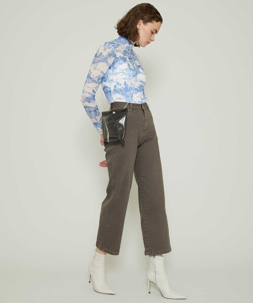 beautiful people（ビューティフルピープル）の「クリアエンボスネームドキュメントバッグ (1115611922)（バッグ・レディース・CLEAR/BLACK/LAVENDER・FREE）」の18枚目の写真