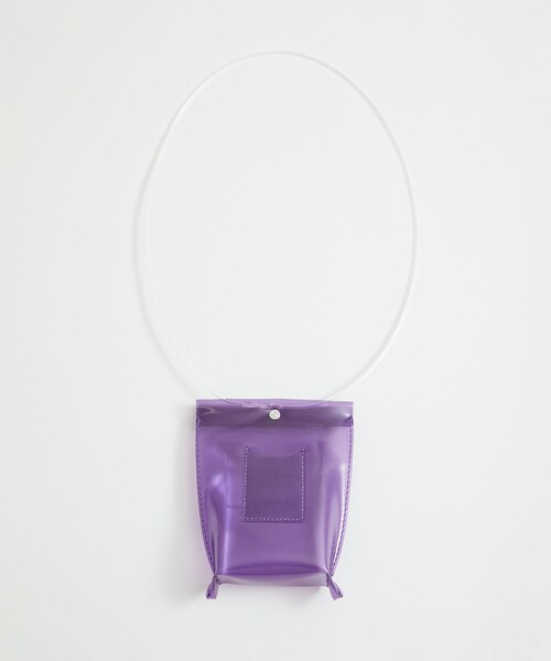 beautiful people（ビューティフルピープル）の「クリアエンボスネームドキュメントバッグ (1115611922)（バッグ・レディース・CLEAR/BLACK/LAVENDER・FREE）」の13枚目の写真