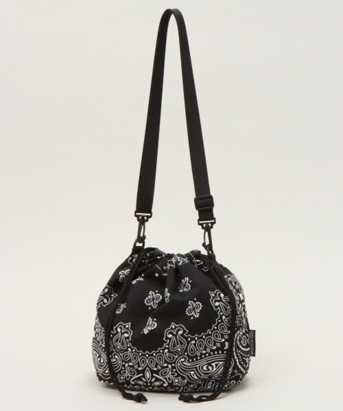 RAGEBLUE（レイジブルー）の「＜2WAY仕様＞別注巾着/ショルダーバッグ（バッグ・ホワイト/ブラック/レッド/ベージュ/ネイビー）」の2枚目の写真