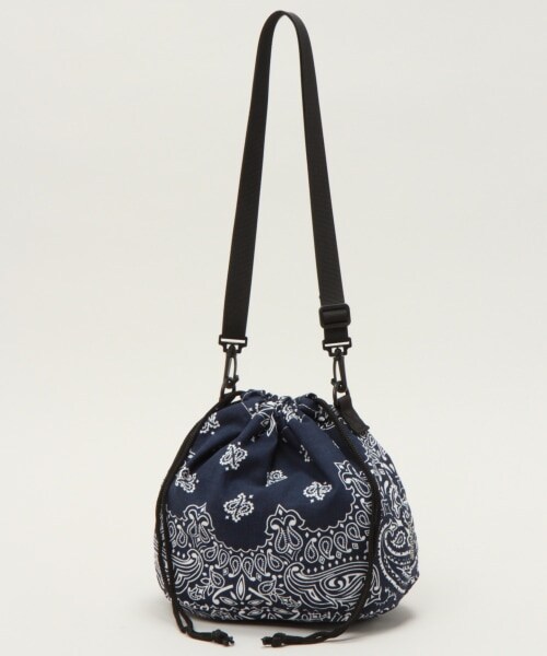 RAGEBLUE（レイジブルー）の「＜2WAY仕様＞別注巾着/ショルダーバッグ（バッグ・ホワイト/ブラック/レッド/ベージュ/ネイビー）」の5枚目の写真