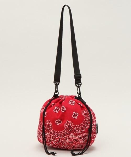 RAGEBLUE（レイジブルー）の「＜2WAY仕様＞別注巾着/ショルダーバッグ（バッグ・ホワイト/ブラック/レッド/ベージュ/ネイビー）」の3枚目の写真