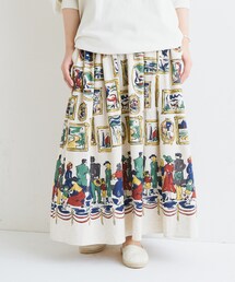 BEARDSLEY | 《2/22(月)12:00 予約販売スタート》ミュージアムプリントスカート(スカート)