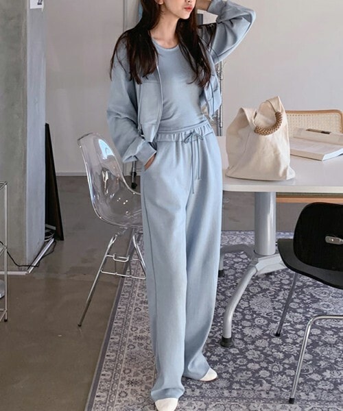 DHOLIC（ディーホリック）の「フードジップアップ3SET（パーカー・レディース・その他/ブルー/グレー・ONESIZE）」の3枚目の写真