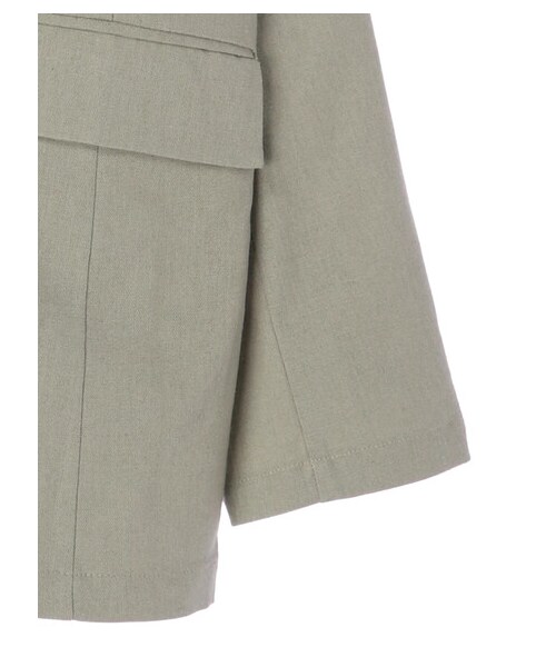 Green　Parks（グリーンパークス）の「ダブルボタンジャケット（ジャケット/アウター・ライトベージュ/ライトカーキ/ネイビー・F）」の4枚目の写真