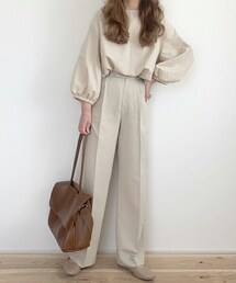 chocomee | カラーワイドスラックス(スラックス)