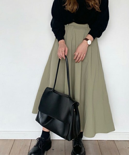 chocomee（チョコミー）の「クラシカルトートバッグ（トートバッグ・レディース・ブラウン/ブラック・FREE）」の2枚目の写真