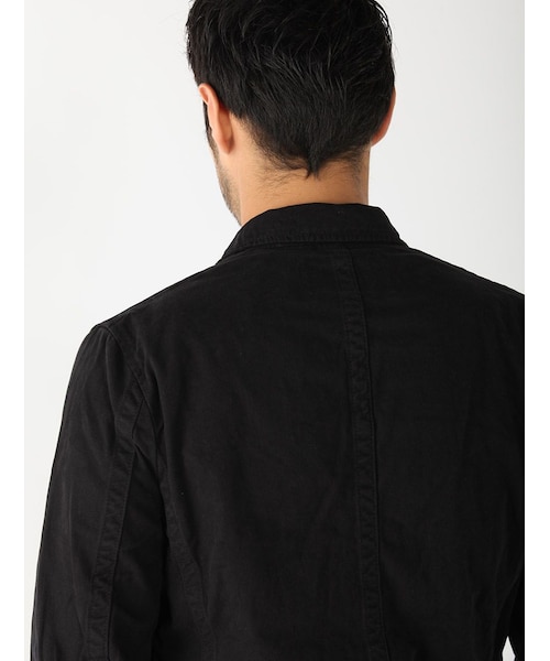 AVIREX（アヴィレックス）の「avirex/アヴィレックス/メンズ/COTTON TWILL TAILORED JACKET/コットンツイル テーラードジャケット（ジャケット/アウター・メンズ・BLACK/KHAKI・M/L/XL）」の7枚目の写真