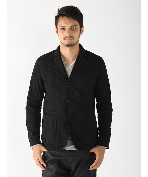 AVIREX（アヴィレックス）の「avirex/アヴィレックス/メンズ/COTTON TWILL TAILORED JACKET/コットンツイル テーラードジャケット（ジャケット/アウター・メンズ・BLACK/KHAKI・M/L/XL）」の8枚目の写真