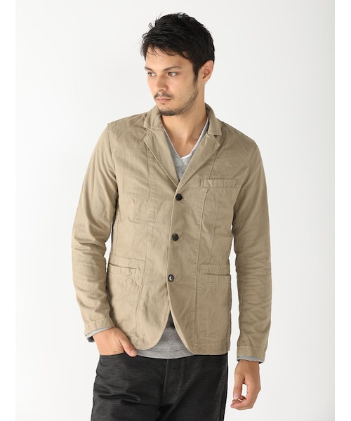 AVIREX（アヴィレックス）の「avirex/アヴィレックス/メンズ/COTTON TWILL TAILORED JACKET/コットンツイル テーラードジャケット（ジャケット/アウター・メンズ・BLACK/KHAKI・M/L/XL）」の16枚目の写真
