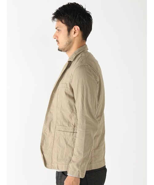 AVIREX（アヴィレックス）の「avirex/アヴィレックス/メンズ/COTTON TWILL TAILORED JACKET/コットンツイル テーラードジャケット（ジャケット/アウター・メンズ・BLACK/KHAKI・M/L/XL）」の11枚目の写真