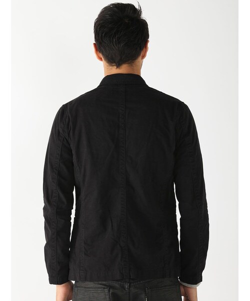 AVIREX（アヴィレックス）の「avirex/アヴィレックス/メンズ/COTTON TWILL TAILORED JACKET/コットンツイル テーラードジャケット（ジャケット/アウター・メンズ・BLACK/KHAKI・M/L/XL）」の4枚目の写真