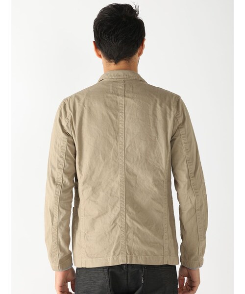 AVIREX（アヴィレックス）の「avirex/アヴィレックス/メンズ/COTTON TWILL TAILORED JACKET/コットンツイル テーラードジャケット（ジャケット/アウター・メンズ・BLACK/KHAKI・M/L/XL）」の12枚目の写真