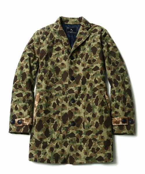 VIRGOwearworks（ヴァルゴウェアワークス）の「CAMO SHOP COAT カモ柄 ショップコート（その他・メンズ・KHAKI/BEIGE・2/3/4）」の3枚目の写真