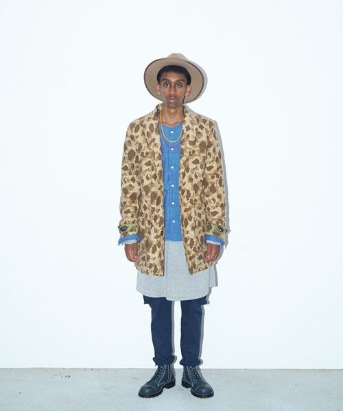 VIRGOwearworks（ヴァルゴウェアワークス）の「CAMO SHOP COAT カモ柄 ショップコート（その他・メンズ・KHAKI/BEIGE・2/3/4）」の5枚目の写真