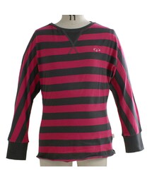 One deux boo | ドルマンスリーブTee（先染めボーダー）(トップス)