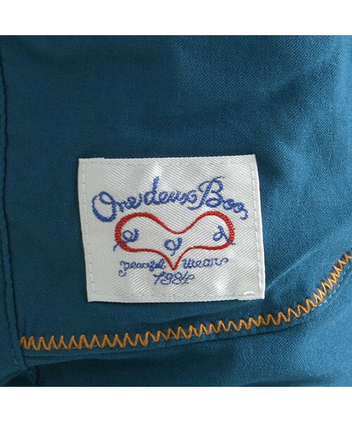 One deux boo（ワンドゥーブー）の「ロングパンツ（ストレッチツイル）（パンツ・キッズ・ブルー/グレー・80cm/90cm/100cm/110cm/120cm/130cm/140cm）」の7枚目の写真