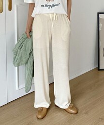 DHOLIC | イージーリブニットパンツ(その他パンツ)