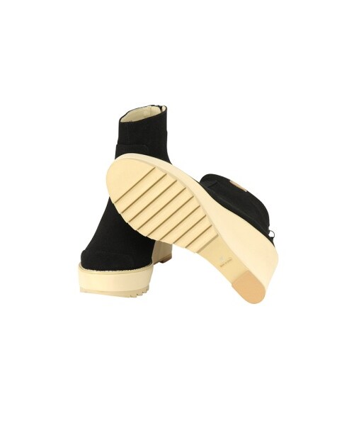 mercibeaucoup,（メルシーボークー）の「メルシーボークー、 / コブー / ブーツ（シューズ・レディース・silver gray(23)/black(26)・0/01/02）」の7枚目の写真