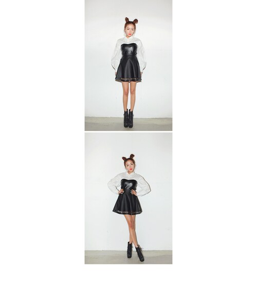 STYLENANDA（スタイルナンダ）の「バルーン袖ルーズフィットブラウス（トップス・レディース・ホワイト・フリーサイズ）」の21枚目の写真