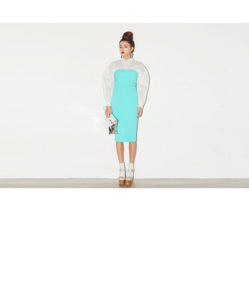 STYLENANDA（スタイルナンダ）の「バルーン袖ルーズフィットブラウス（トップス・レディース・ホワイト・フリーサイズ）」の16枚目の写真