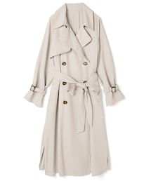 GRL（グレイル）の「リボンベルト付きベーシックトレンチコート（トレンチコート・レディース）」