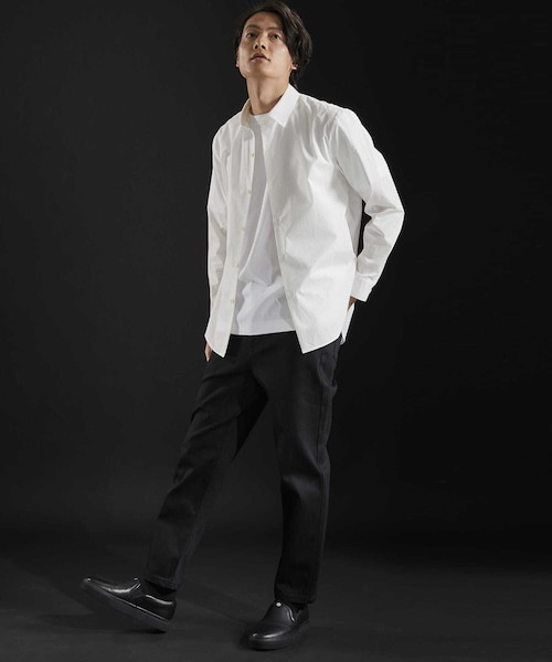 STUDIOUS(ステュディオス)の「ALWAYSレギュラーカラーシャツ(その他・メンズ・WHITE/BLACK・1/2/3)」の12枚目の写真